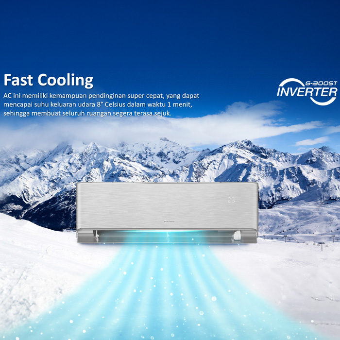 Gree AC Split Inverter Airy Series 2 PK - GWC-18AIRY